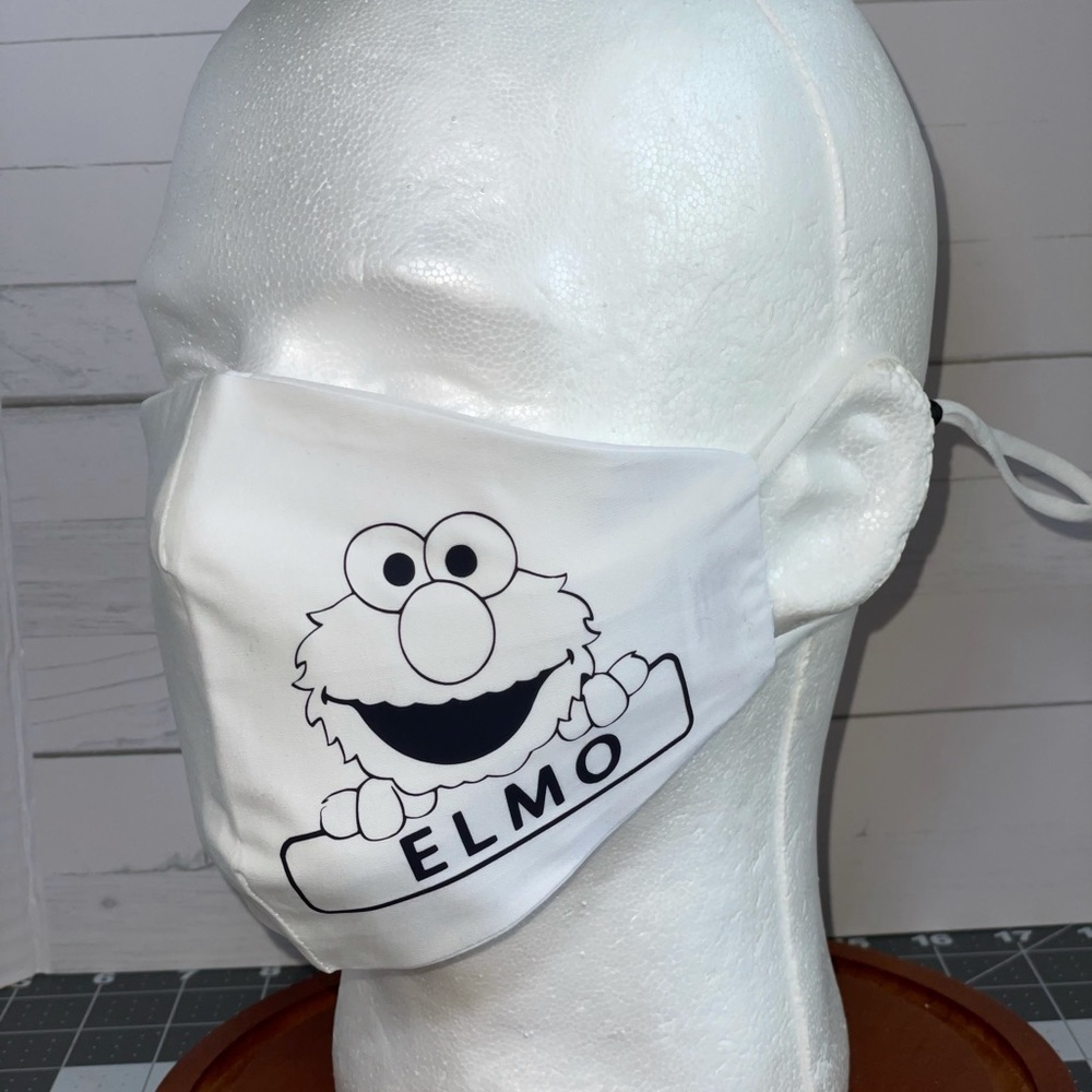 Elmo face mask 4.5 in